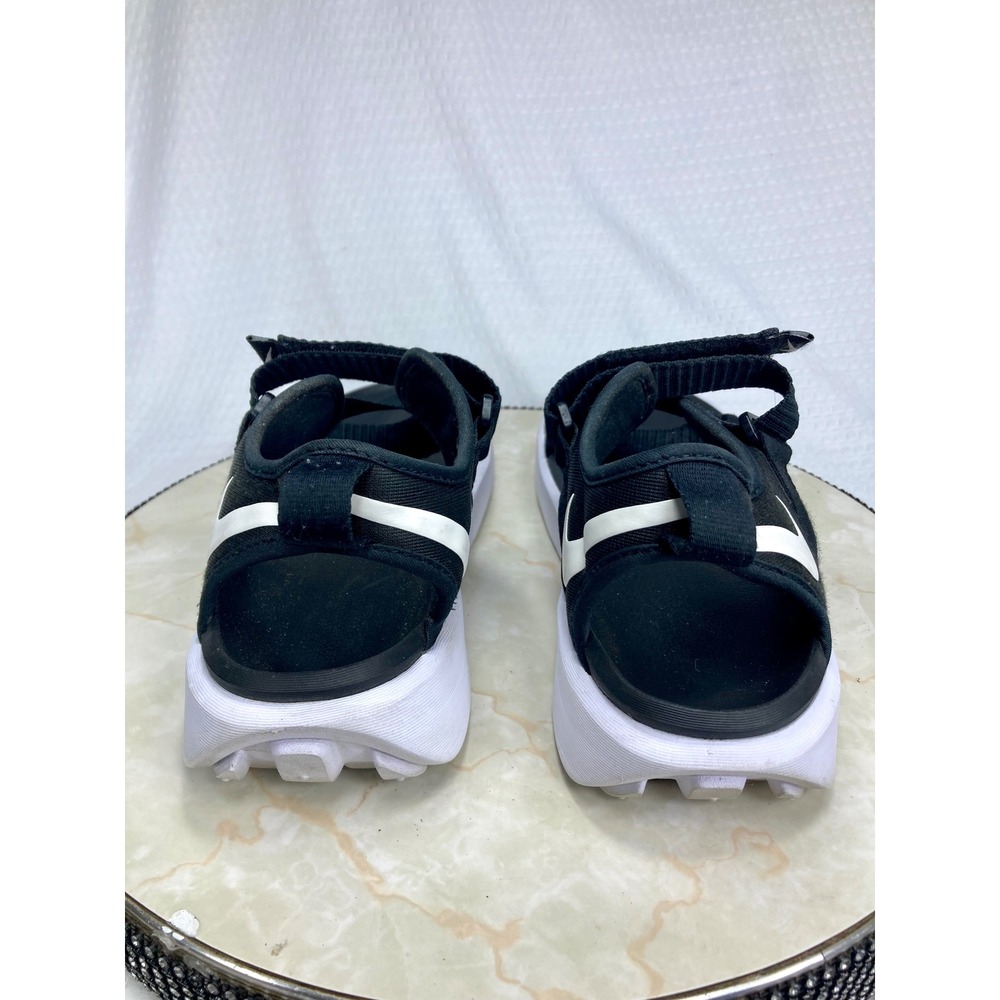Nike Vista Strappy Sport Casual Sandals Women 10 Black White Adjustable Outdoor - Picture 11 of 14